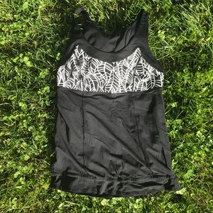 Lululemon Black and White Tank Top